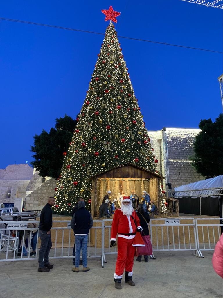 Christmas tree in Bethlehem