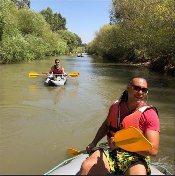 Rafting in the Jordan river