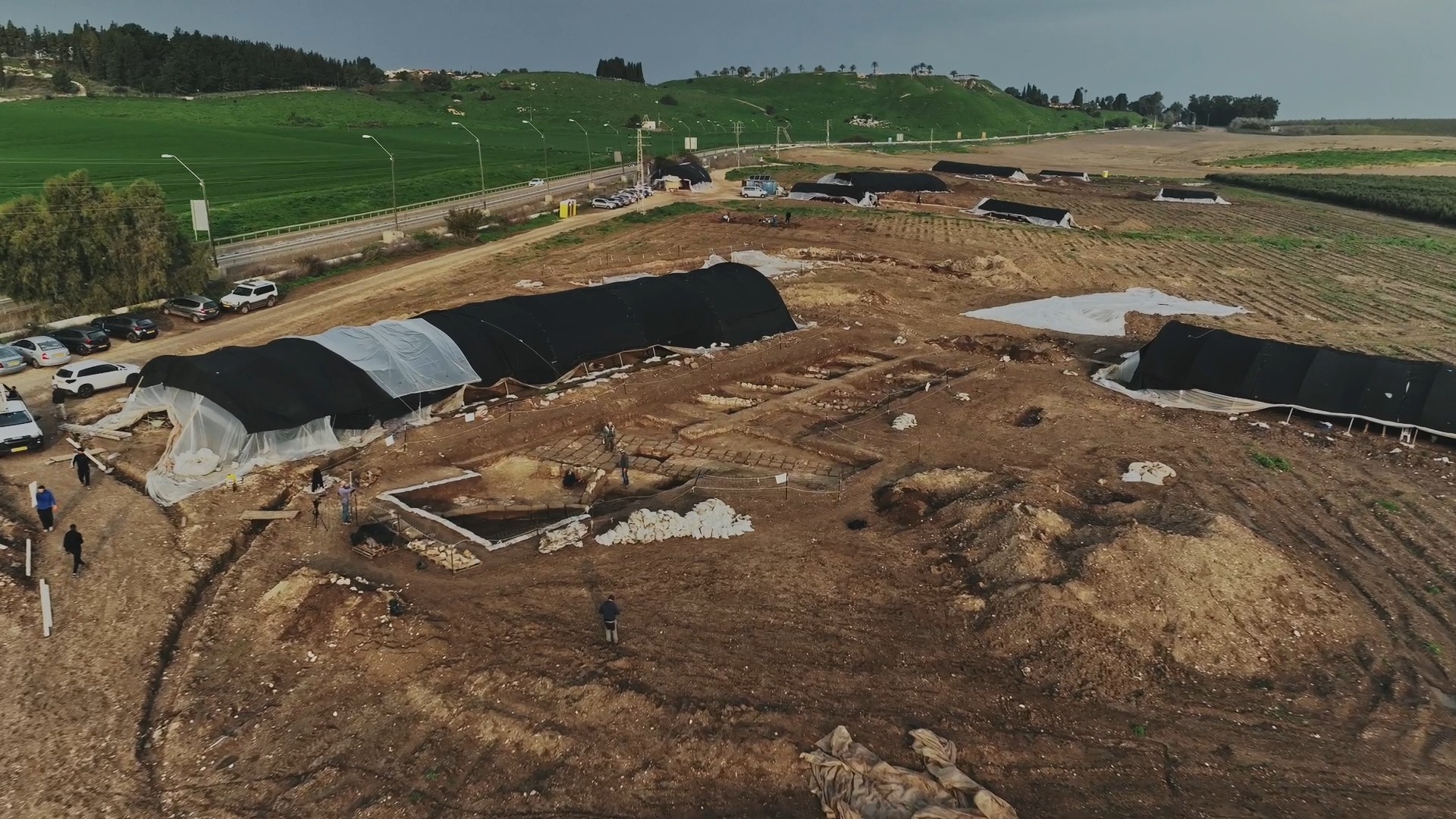 The Roman camp once housed more than 5,000 soldiers